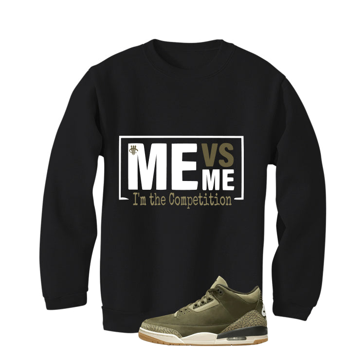 Air Jordan 3 Family Affair Matching T-Shirt, Sweatshirts & Hoodies Black T-Shirt (Me Vs Me)| illcurrency