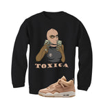 Air Jordan 4 WMNS Cozy Girl Matching T-Shirt, Sweatshirts & Hoodies Black T-Shirt (Toxica)| illcurrency