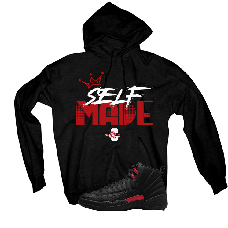 Air Jordan 12 Bloodline Matching T-Shirt, Sweatshirts, & Hoodies Black T-Shirt (Self Made)| illcurrency