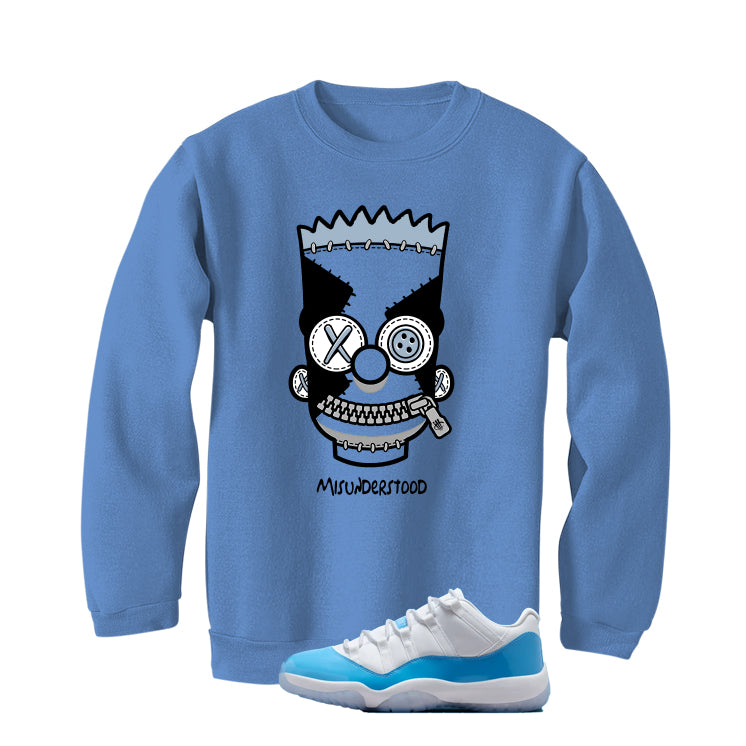 Air Jordan 11 Low University Blue Matching T-Shirt, Sweatshirts & Hoodies Carolina Blue T-Shirt (Misunderstood)| illcurrency