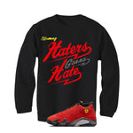 Air Jordan 14 Ferrari Black T-Shirt (Haters gonna hate)| illcurrency