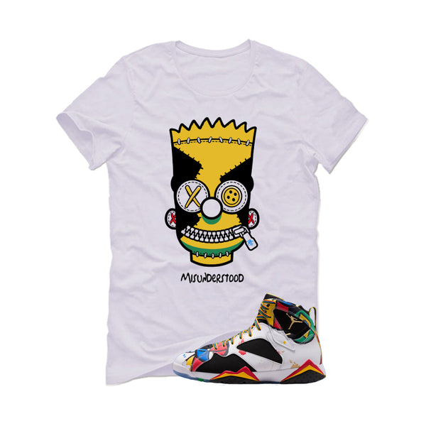Air Jordan 7 Miro Matching T-Shirt White T-Shirt (Misunderstood)| illcurrency