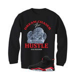 Air Jordan 6 Reverse Infrared Matching T-Shirt, Sweatshirts & Hoodies Black T-Shirt (Dream Chaser Angel)| illcurrency