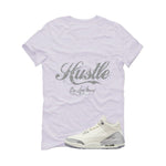 Air Jordan 3 WMNS Sail White T-Shirt (Hustle By Any Means)| illcurrency