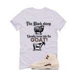 Air Jordan 12 Egg Nog Matching T-Shirt The Black Sheep