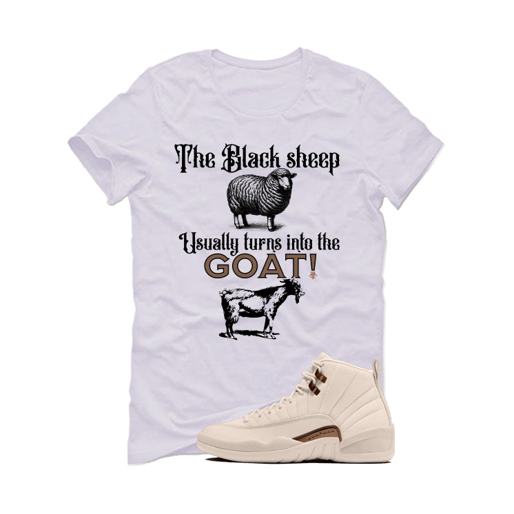 Air Jordan 12 Egg Nog Matching T-Shirt The Black Sheep