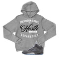 Air Jordan 5 Wolf Grey Matching T-Shirt, Sweatshirts & Hoodies Grey T-Shirt (The dream is free)