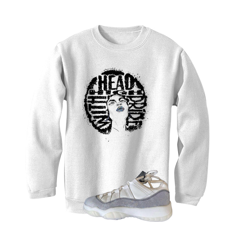 Air Jordan 11 Low Year Of The Snake White T-Shirt (Head High)| illcurrency