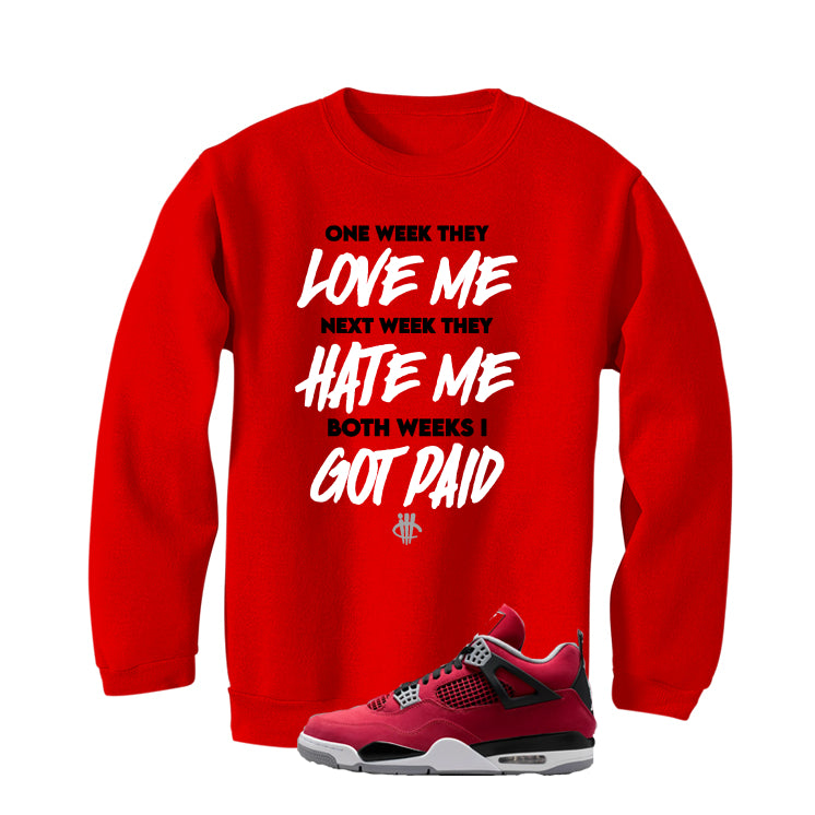 Air Jordan 4 Toro Bravo Matching T-Shirt, Sweatshirts, & Hoodies Red T-Shirt (Paid)| illcurrency
