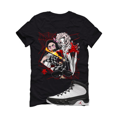 Air Jordan 9 OG Space Jam Matching T-Shirt Black T-Shirt (Demon Slayer)| illcurrency
