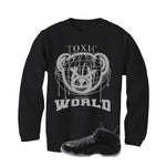 NIKE FOAMPOSITE ONE CARBON FIBER Matching T-Shirt, Sweatshirts & Hoodies Black T-Shirt (Toxic World)| illcurrency