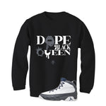 Air Jordan 9 Flint Grey Matching T-Shirt, Sweatshirts & Hoodies Black T-Shirt (Dope Black Queen)| illcurrency