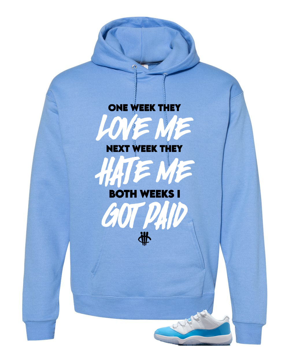 Air Jordan 11 Low University Blue Matching T-Shirt, Sweatshirts & Hoodies Carolina Blue T-Shirt (Paid)| illcurrency
