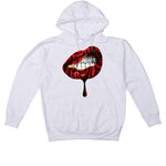 Air Jordan 4 Red Cement - White T-Shirt (LIPS UNSEALED)
