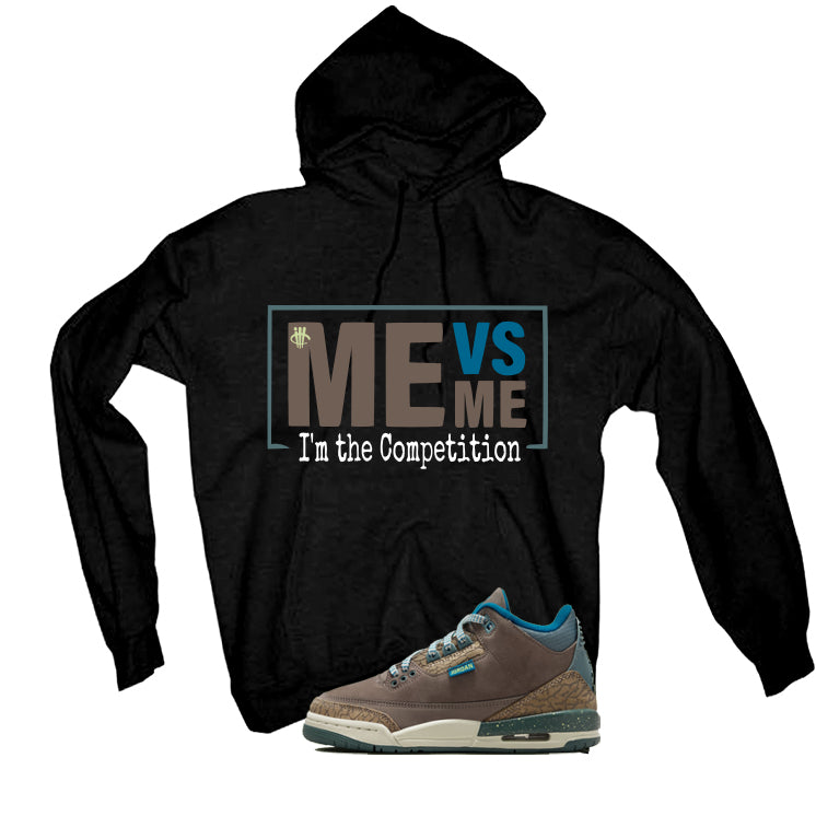 Air Jordan 3 GS We Outside Matching T-Shirt, Sweatshirts & Hoodies Black T-Shirt (Me vs Me)| illcurrency