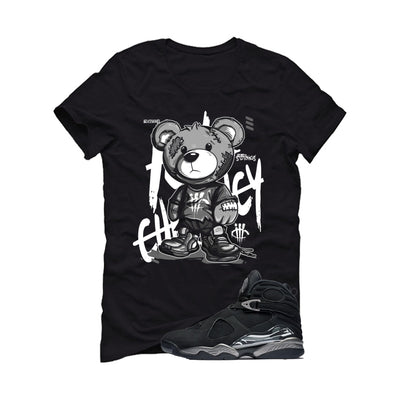 Air Jordan 8 Chrome Matching T-Shirt Black T-Shirt (Stitchez)| illcurrency