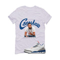 Air Jordan 3 True Blue Matching T-Shirt White T-Shirt (Crenshaw)| illcurrency