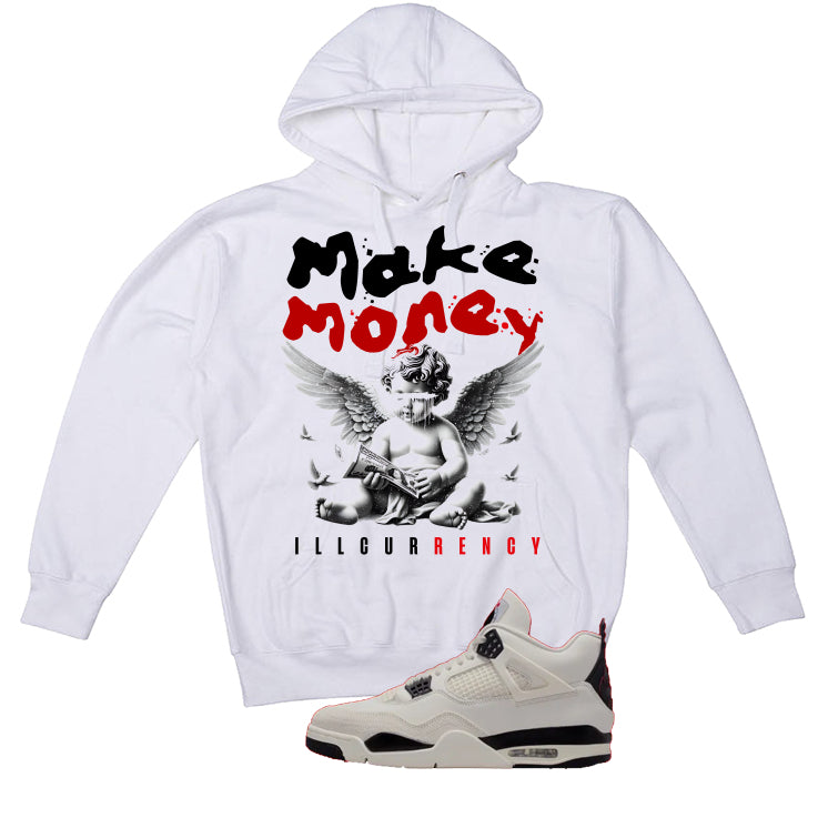 Air Jordan 4 Flight Club Matching T-Shirt, Sweatshirts & Hoodies White T-Shirt (Make Money)| illcurrency