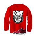 Air Jordan 4 Toro Bravo Matching T-Shirt, Sweatshirts, & Hoodies Red T-Shirt (Gone)
