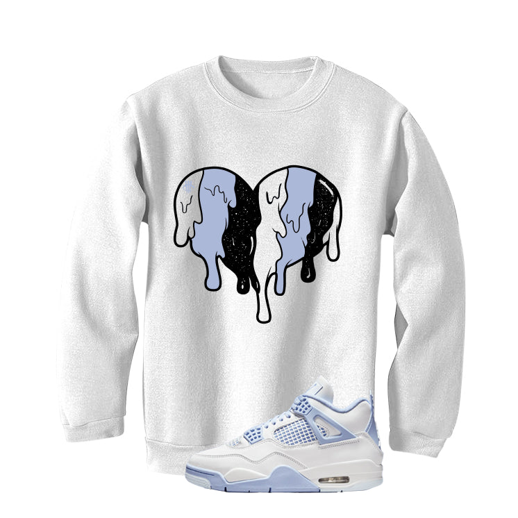 Air Jordan 4 WMNS Forget Me Not White T-Shirt (Heart)| illcurrency