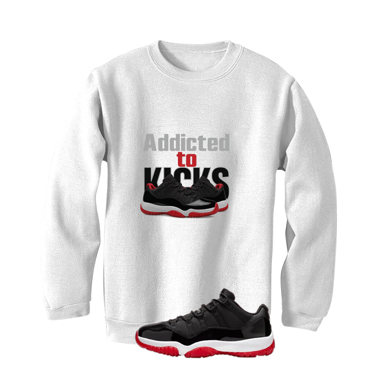 Air Jordan 11 Low Bred White T-Shirt (addicted to kicks)| illcurrency