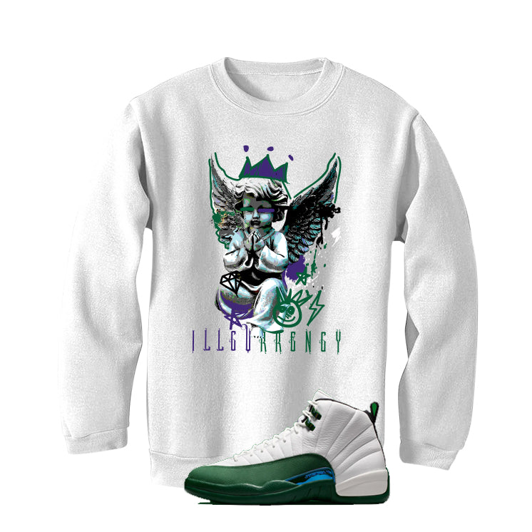 Air Jordan 12 Bucks Matching T-Shirt Graffiti Angel