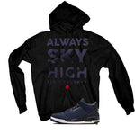 Levi’s x Air Jordan 3 Rigid Matching T-Shirt, Sweatshirts & Hoodies Black T-Shirt (Always Sky High)| illcurrency