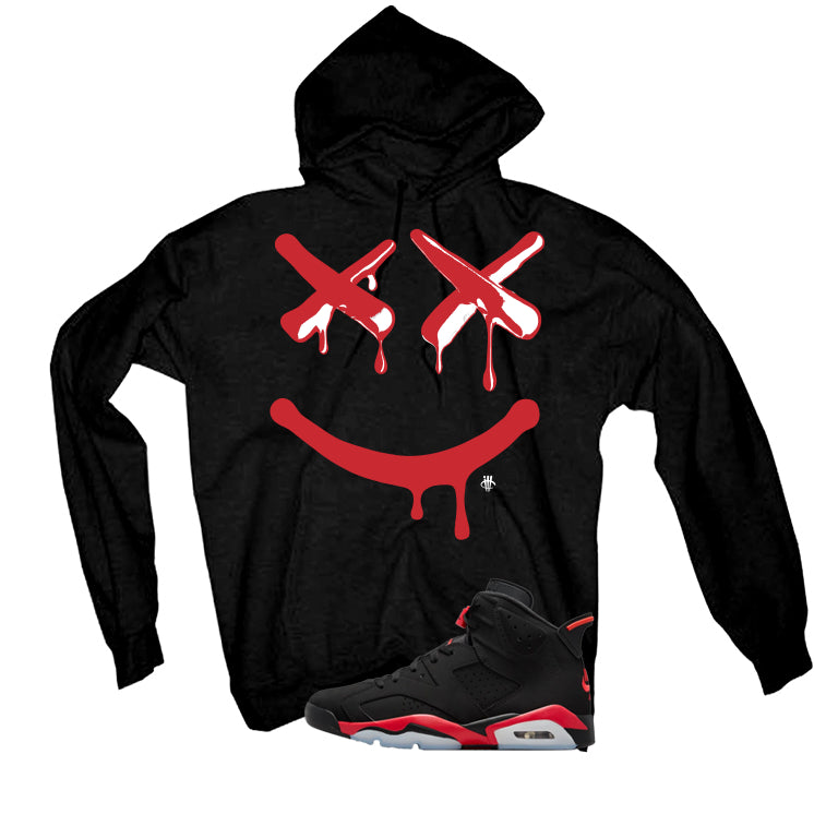 Air Jordan 6 Reverse Infrared Matching T-Shirt, Sweatshirts & Hoodies Black T-Shirt (Happy Drip)| illcurrency