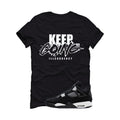 Air Jordan 4 White Thunder Black T-Shirt (keep Going)| illcurrency