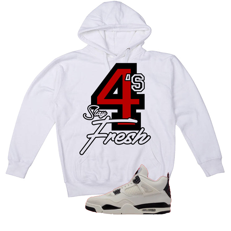 Air Jordan 4 Flight Club Matching T-Shirt, Sweatshirts & Hoodies White T-Shirt (Stay Fresh)| illcurrency