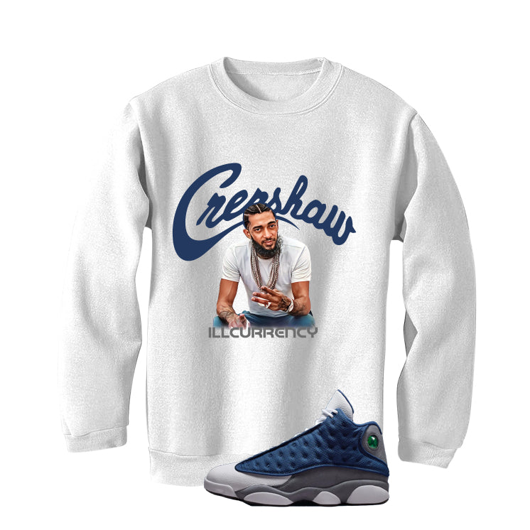 Air Jordan 13 Flint White T-Shirt (Crenshaw)| illcurrency
