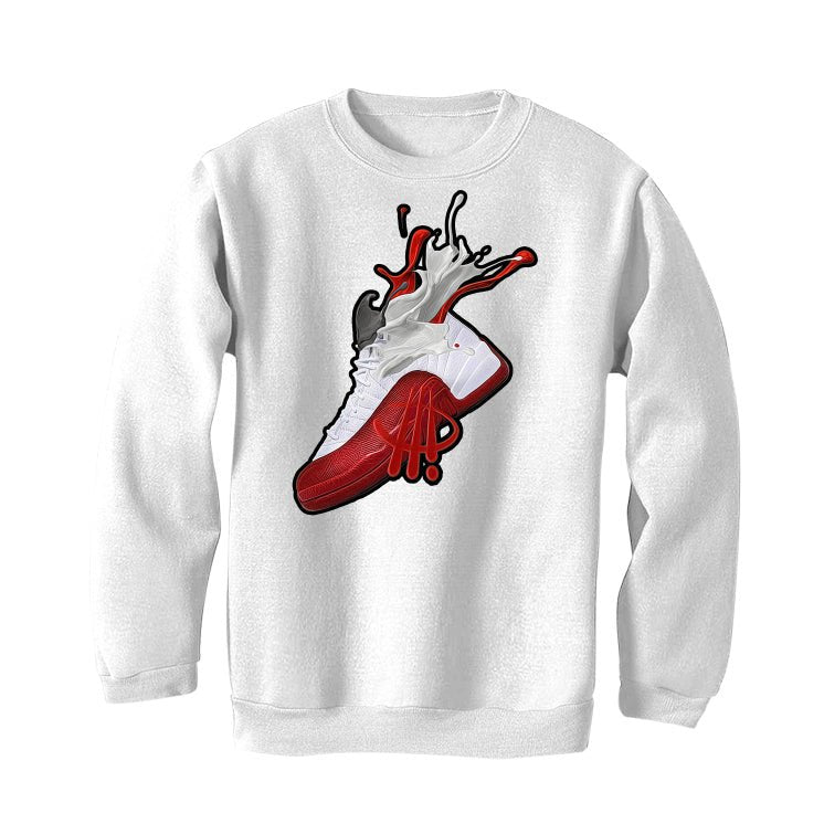 Air Jordan 12 OG “Cherry” White T-Shirt (SPLASH CHERRY)