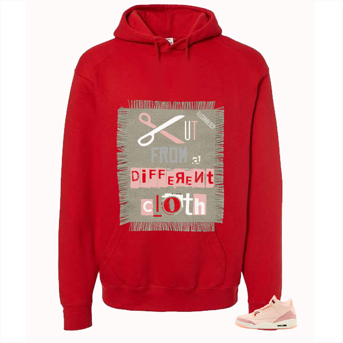 Air Jordan 3 Valentine’s Day Red T-Shirt (Cut from a different cloth)| illcurrency
