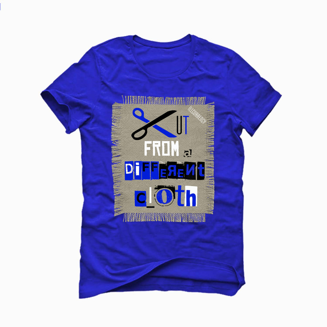 Air Jordan 2 Low Varsity Royal - Royal Blue T-Shirt (Cut from a different cloth)