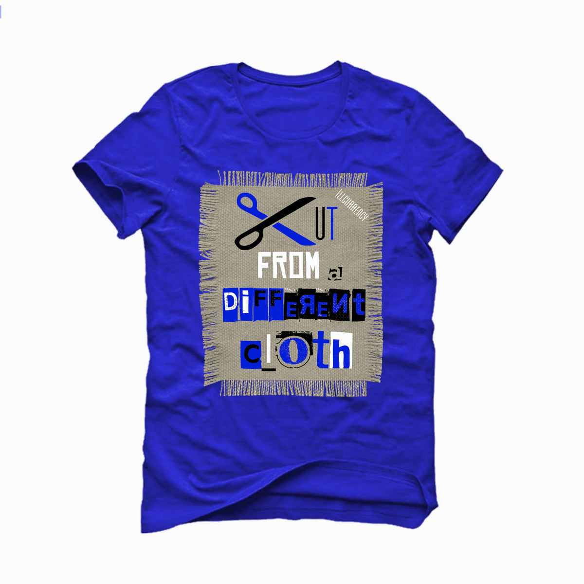 Air Jordan 2 Low Varsity Royal - Royal Blue T-Shirt (Cut from a different cloth)