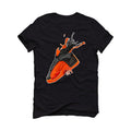 Air Jordan 12 Brilliant Orange - Black T-Shirt (SPLASH)