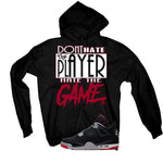 Air Jordan 4 Bred Matching T-Shirt Player Hater