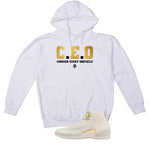 Air Jordan 12 WMNS Phantom White T-Shirt (CEO)| illcurrency