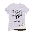 Air Jordan 5 Earth/Metallic Gold White T-Shirt (23)| illcurrency