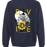 Nike Dunk Low “Michigan” | illcurrency Navy Blue T-Shirt (Divide)