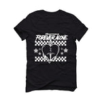Air Jordan 4 Black Cat Matching T-Shirt, Sweatshirts & Hoodies Black T-Shirt (Forever Alone)| illcurrency