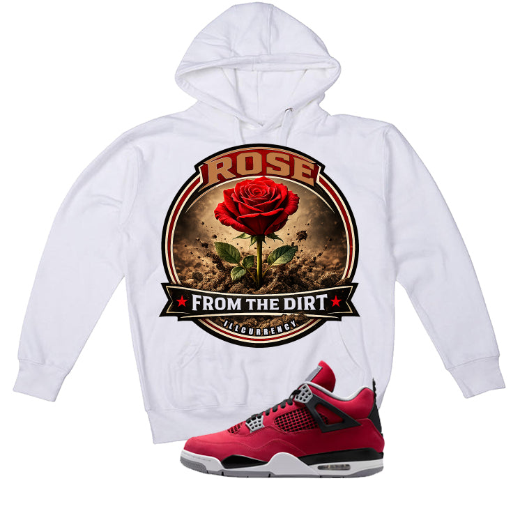 Air Jordan 4 Toro Bravo Matching T-Shirt, Sweatshirts, & Hoodies White T-Shirt (Rose from the bottom)| illcurrency