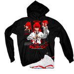 Air Jordan 6 White Infrared Matching T-Shirt Makima