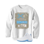 Air Jordan 12 Melo White T-Shirt (Cut from a different cloth)| illcurrency