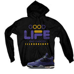 Air Jordan 4 OG Lakers Matching T-Shirt, Sweatshirts & Hoodies Black T-Shirt (Bad Choices)| illcurrency