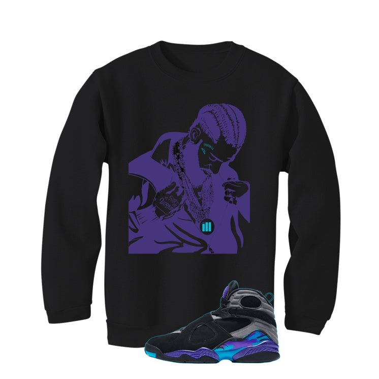 Air Jordan 8 OG Aqua Black T-Shirt (Nipsey)| illcurrency