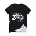 Air Jordan 5 OG White Metallic Matching T-Shirt, Sweatshirts & Hoodies Black T-Shirt (The Plug)| illcurrency