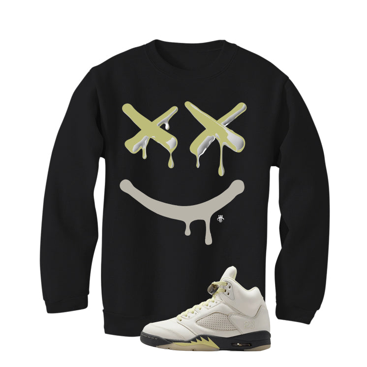Air Jordan 5 WMNS Luminous Green Black T-Shirt (Happy Drip)| illcurrency