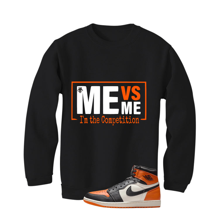 Air Jordan 1 High OG Shattered Backboard Black T-Shirt (Me Vs Me)| illcurrency