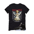 Air Jordan 5 Black Metallic Reimagined Black T-Shirt (Holy Child)| illcurrency
